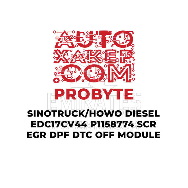 ProByte SINOTRUCK / HOWO Diesel EDC17CV44 P1158774 SCR EGR DPF DTC OFF Module