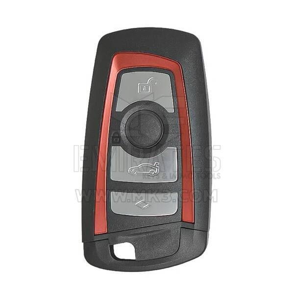 Пульт дистанционного управления BMW CAS4, 4 кнопки, красный цвет