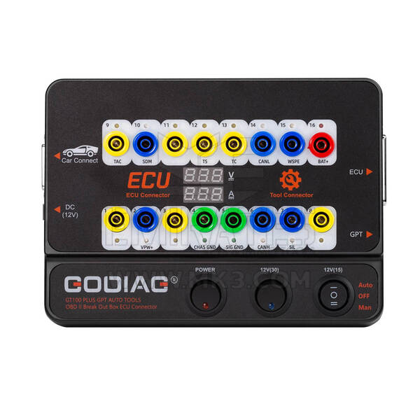 Godiag GT100 Plus Gpt Enet Doip 24 V-12 V Outils Auto OBD II Break Out Box Connecteur ECU