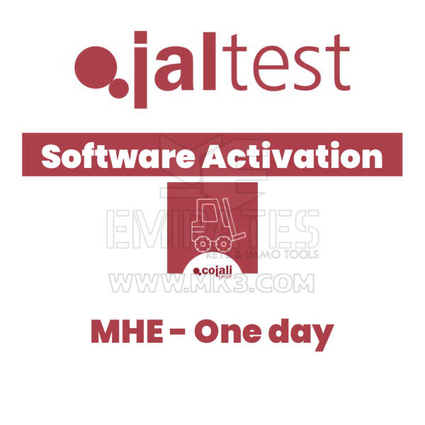 Jaltest - 75101003 Activation of licence of use