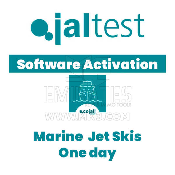 Jaltest Marine Jet Skis - 74602010 Activation of licence of use - One day