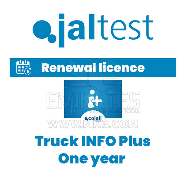 Jaltest 70605007 Modular Truck INFO Plus - One year