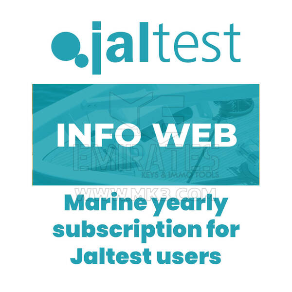 Jaltest 70604023 INFO Web. Годовая подписка Marine для пользователей Jaltest