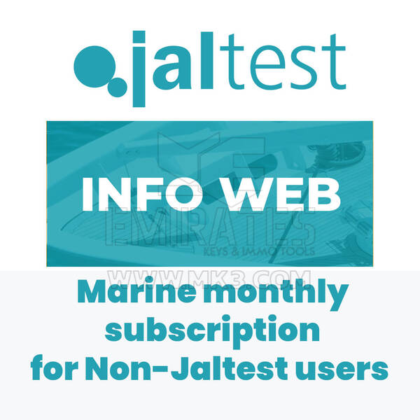 Jaltest 70604028 INFO Web. Ежемесячная подписка Marine для пользователей, не использующих Jaltest.