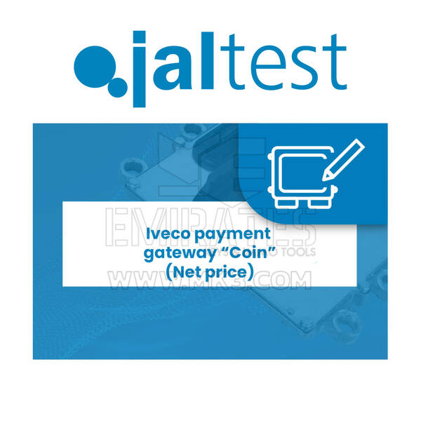 Jaltest JCS - 70810010 Passerelle de paiement Iveco « Coin » (Prix net)