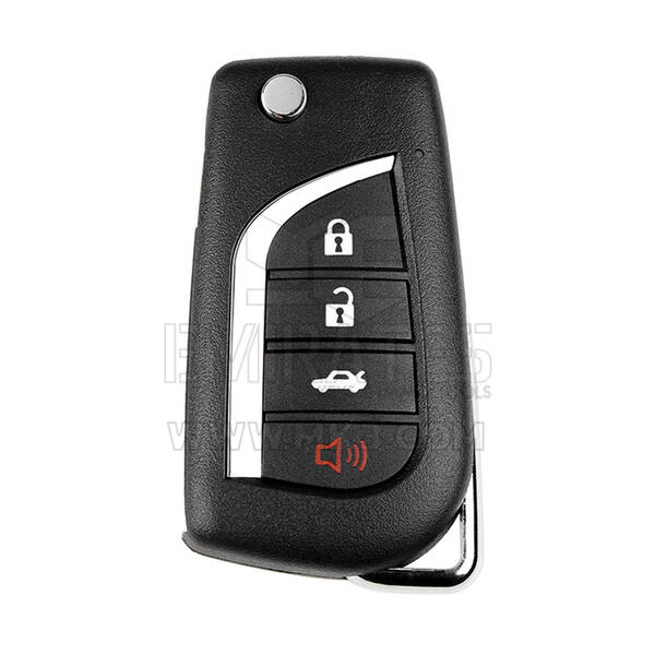 Clé télécommande Xhorse VVDI 2, 3+1 boutons, type Toyota XKTO12EN
