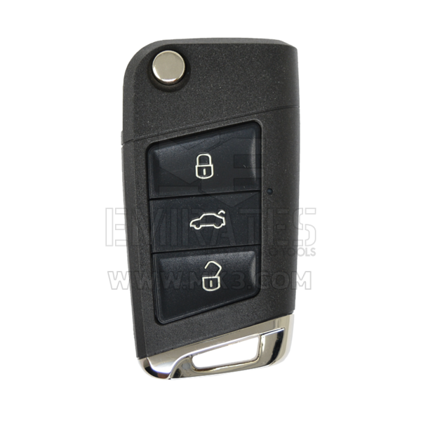 Volkswagen VW Modified Flip Remote Key Shell 3 Buttons HU66 Blade