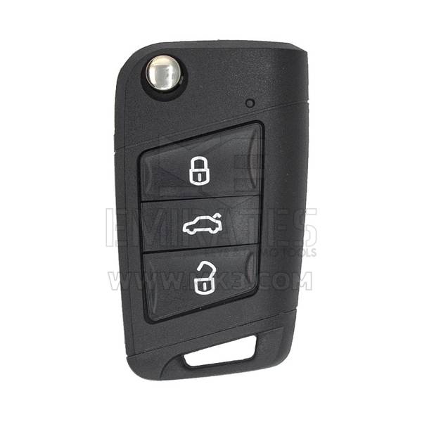 Coque de clé télécommande rabattable VW MQB 2015, 3 boutons HU66