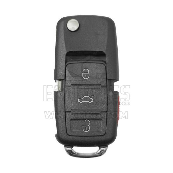 Coque de clé télécommande Volkswagen VW 3+1 boutons