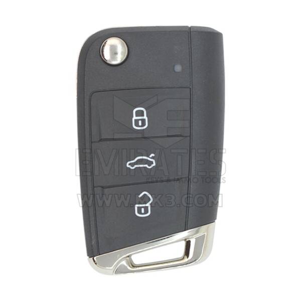 Volkswagen VW 2020-2023 MQB AG/BB Flip Remote Key 3 botões 433MHz HU162 Blade 5G0959752BB