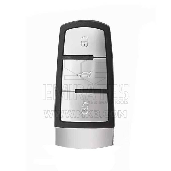 Chave remota original Volkswagen Passat 2007-2010 48 Transponder 3 botões 433MHz