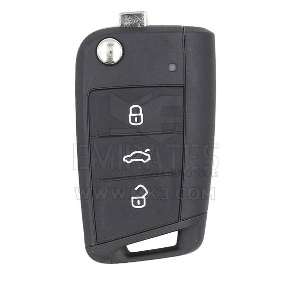 Skoda MQB 2020-2023 Original Flip Remote sem proximidade 3 botões 433 MHz 654959752C