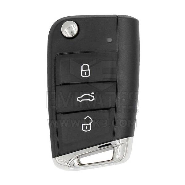 Skoda 2019 Octavia Clé à distance d'origine Flip Proximity Keyless Go 3 boutons 433 MHz 5E0959752A