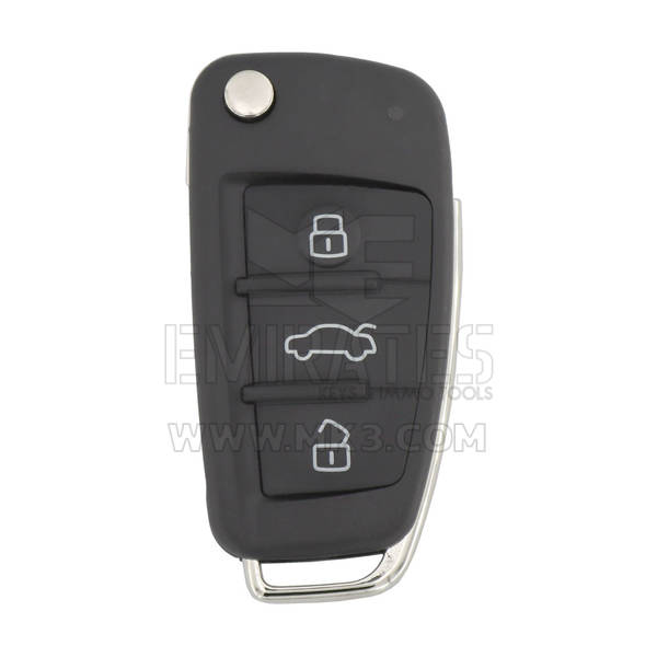 Audi A1 Q3 2012-2016 Télécommande Flip Key 3 Boutons 433MHz 48 Transpondeur