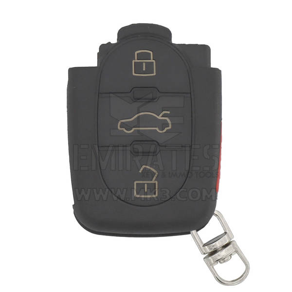 Botão Audi Remote Shell 3+1 com suporte de bateria pequeno