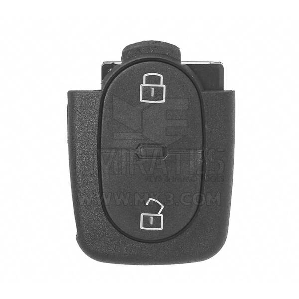 Audi Remote Key Shell 2 botões com suporte de bateria pequeno