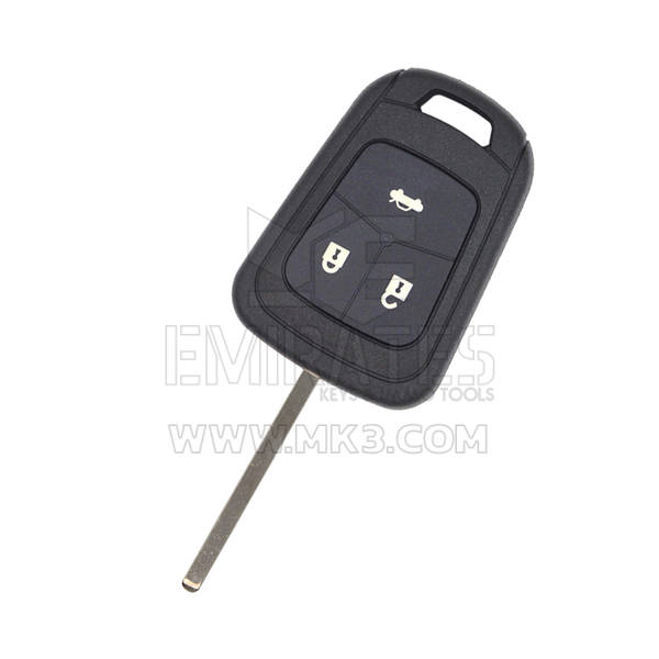 Chevrolet Remote Key Shell 3 Buttons Non Flip
