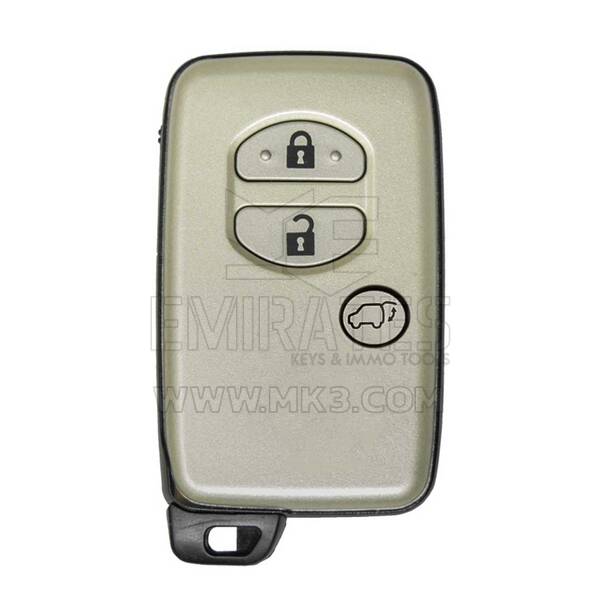 Toyota 2010 Smart Remote Key Shell SUV 3 Buttons Silver Color