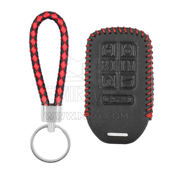 Estojo de couro para Honda Smart Remote Key 6+1 botões