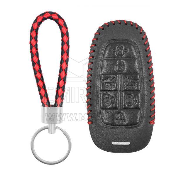 Кожаный чехол для Hyundai Smart Remote Key 7 кнопок