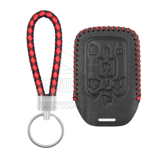 Leather Case For GMC Chevrolet Smart Remote Key 5+1 Buttons GMC-E