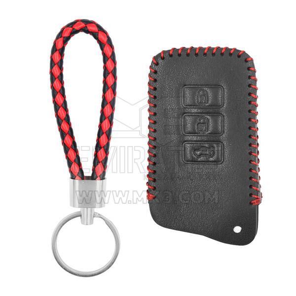 Estojo de couro para Lexus Smart Remote Key 3 botões LX-D