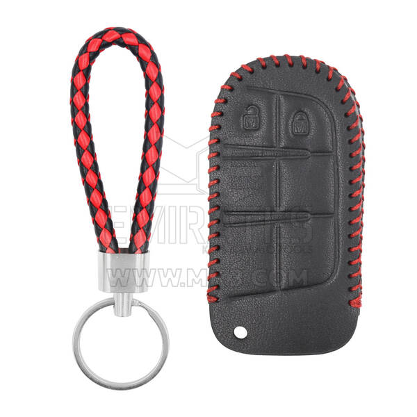 Кожаный чехол для Jeep Smart Remote Key 2 кнопки JP-A