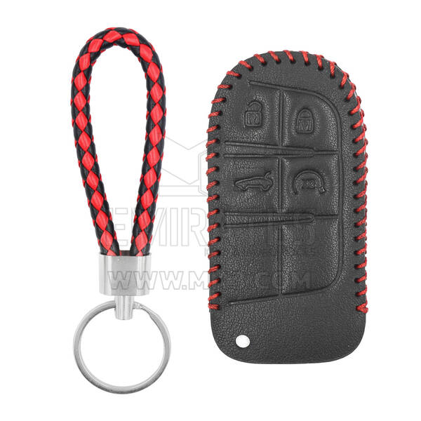 Кожаный чехол для Jeep Smart Remote Key 4 кнопки JP-C