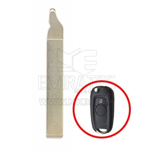 Opel Astra K HU100 Flip Remote Key Blade