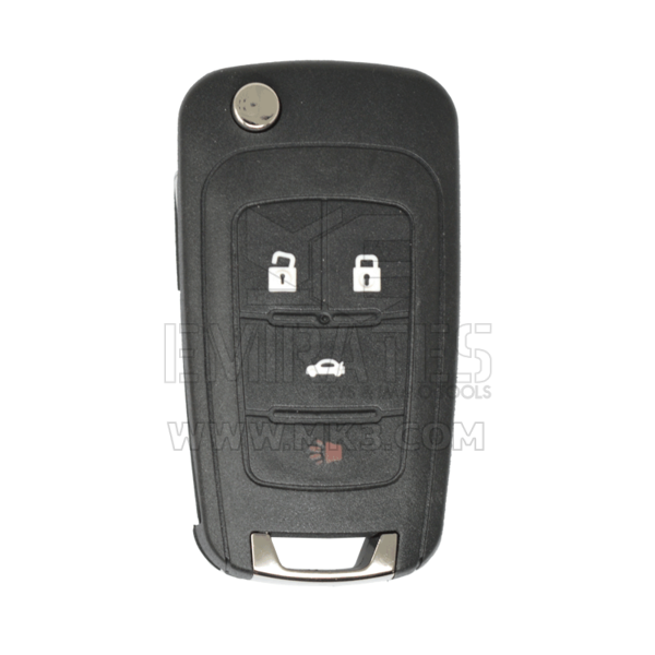 Coque de clé télécommande rabattable Opel Chevrolet 3+1 boutons