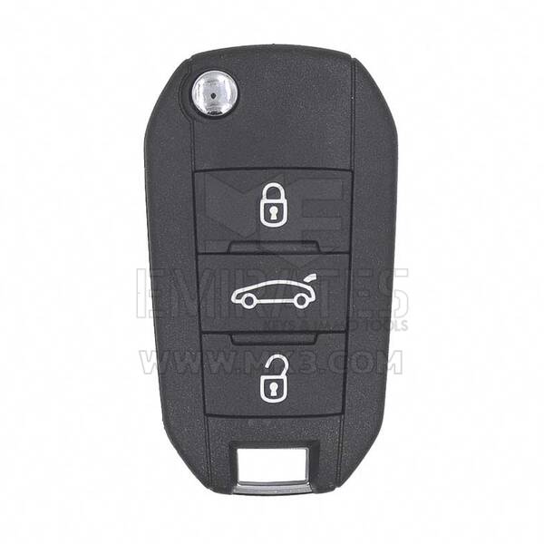Peugeot Flip Remote Key 3 Buttons 433MHz AES Transponder