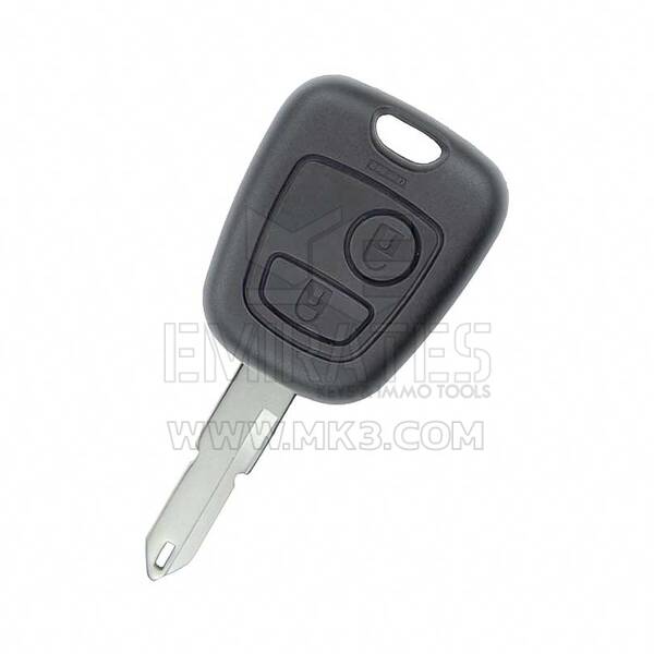 Peugeot 206 2003-2004 Mando a distancia 2 Botones 433MHz PCF7941 Transpondedor