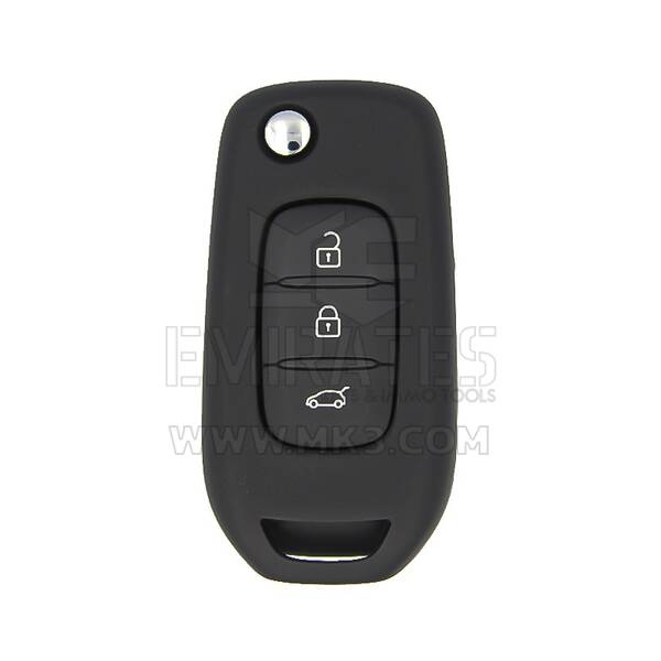 Renault Symbol Twingo Duster Sandero Flip Remote Key 3 Botones 433MHz AES PCF7961 Transponder HYN17 Blade