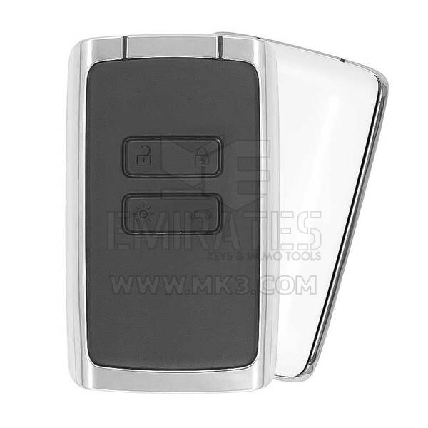 Renault Megane4 Talisman Espace5 Smart Card Key 4 Botones 433MHz PCF7953M Color Blanco FCC ID: KR5IK4CH-01