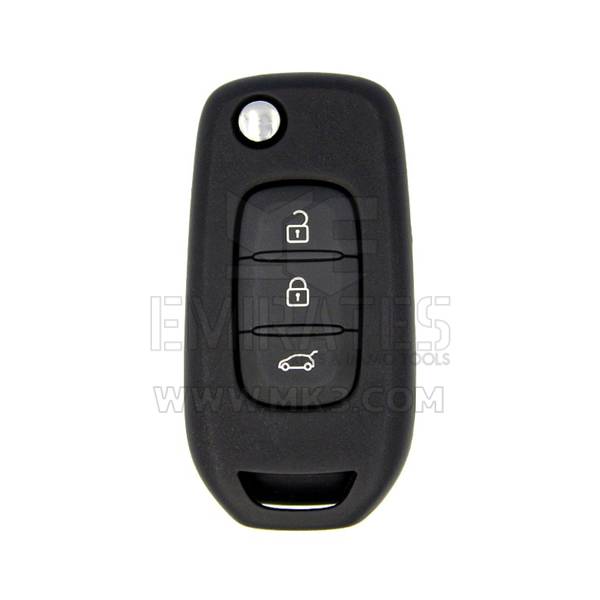 REN Dacia Flip Remote Key Shell 3 botões cor branca lâmina HU179