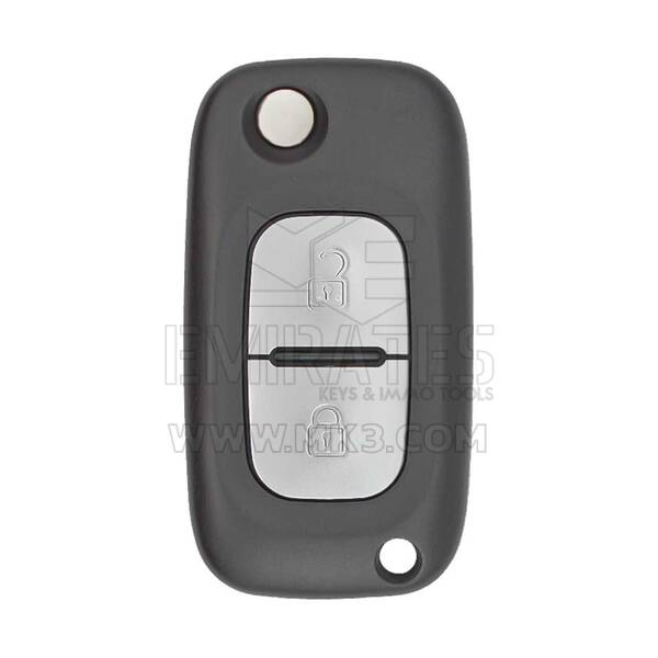 Renault Modified Flip Remote Key 2 Buttons 433MHz PCF7946 Transponder FCC ID: 1618477A