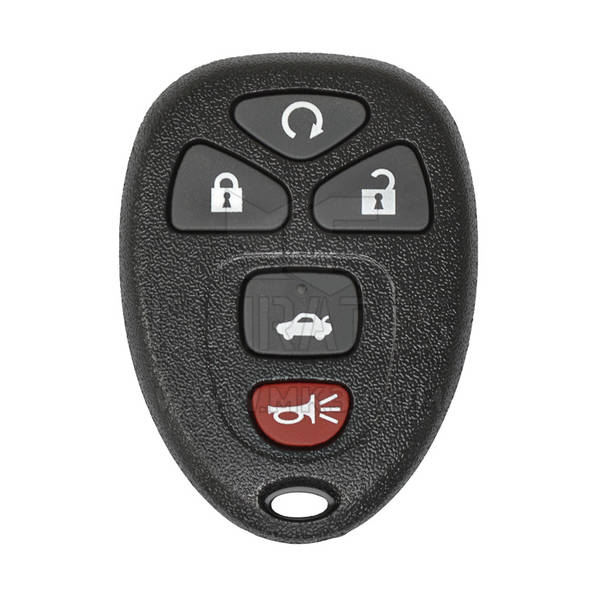 Chevrolet Impala 2008 Remote Key Shell 4+1 Button without Battery Holder