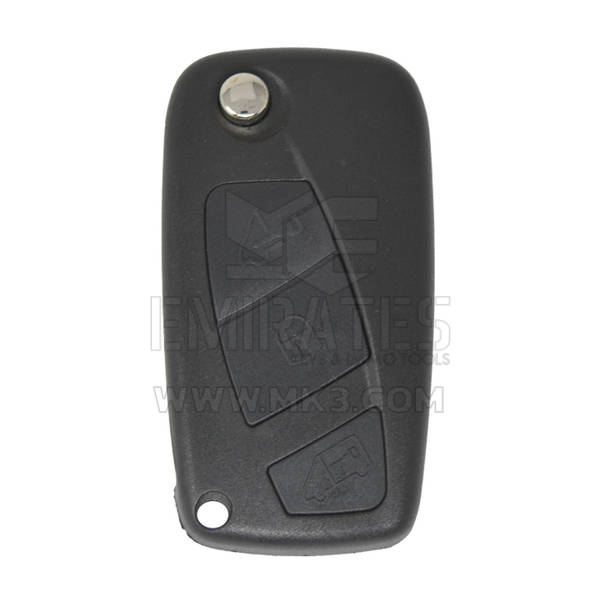 Coque de clé télécommande rabattable Fiat Fiorino, 3 boutons, couleur noire