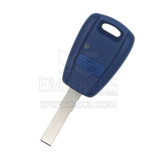 Coque de clé télécommande Fiat 1 bouton SIP22 (bleu)