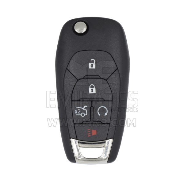 Carcasa para llave remota Chevrolet Flip 4+1 botones