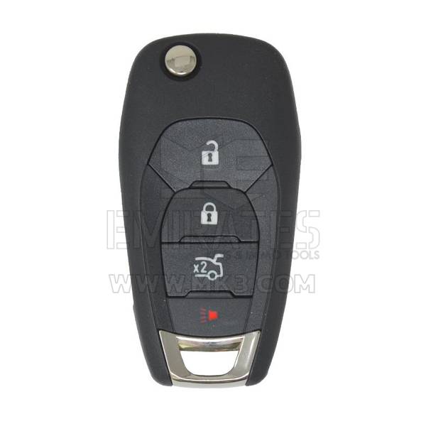 Chevrolet Modern Flip Remote Key Shell 3+1 Button