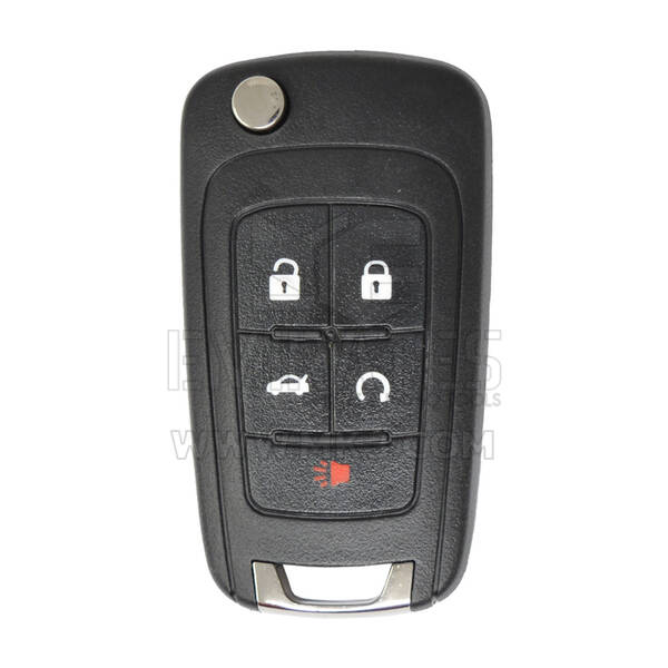 Chevrolet Flip Remote Key 5 Botões 315MHz PCF7937E/41E Transponder FCC ID: OHT01060512