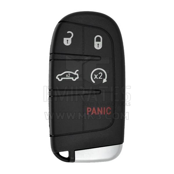 Jeep Dodge Chrysler Smart Key Shell 4 + 1 Botões