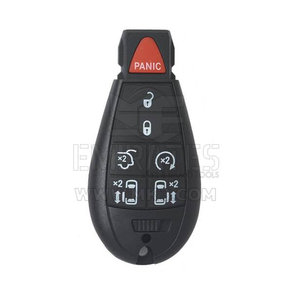 Jeep Dodge Chrysler Fobik Remote Key 6 + 1 Buttons 433MHz HITAG 2 - ID46 -PCF7941 Transponder