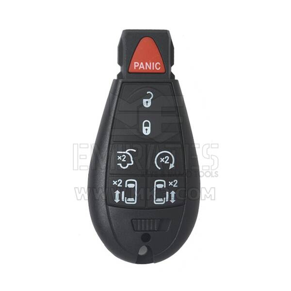 Jeep Dodge Chrysler Fobik Remote Key 6 + 1 Buttons 433MHz HITAG 2 - ID46 -PCF7941 Transponder FCC ID: M3N5WY783X - IYZ-C01C