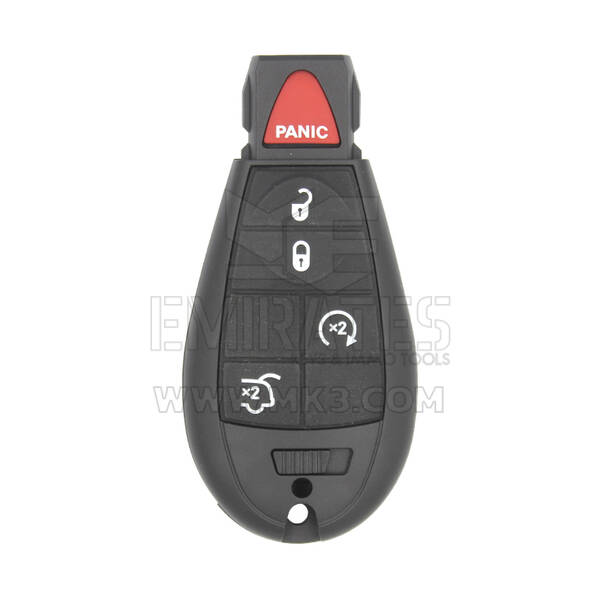 Chrysler Jeep Dodge Fobik Remote 4 + 1 boutons avec coffre SUV et démarrage 433 MHz HITAG 2 - ID46 -PCF7941 FCC ID : M3N5WY783X - IYZ-C01C