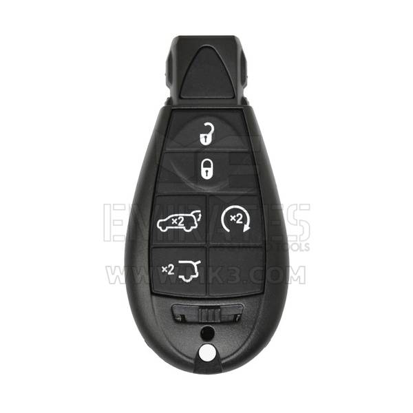 Chrysler Jeep Dodge Fobik Remote Key Shell 5 Button Without Panic