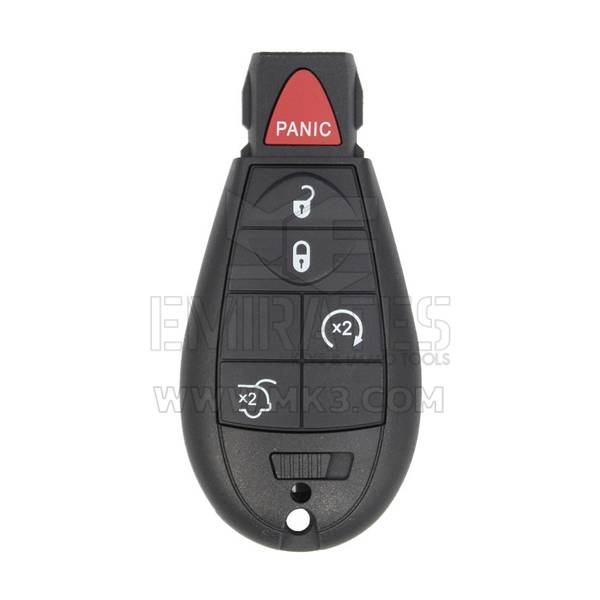 Chrysler Jeep Dodge Fobik Guscio Chiave Telecomando 5 Pulsanti Con Baule Alto