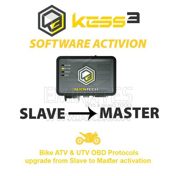 Atualização de protocolos Alientech KESS3SU002 KESS3 Slave Bike ATV e UTV OBD