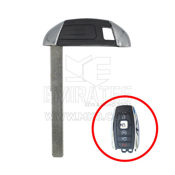 Lincoln Emergency Smart Remote Key Blade